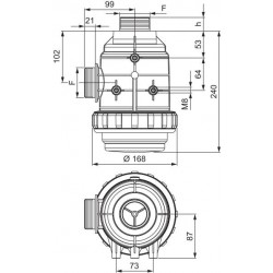 Įsiurbimo filtras 316 G 2