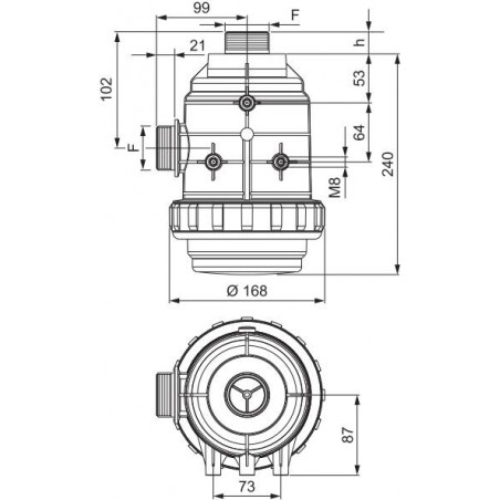 Įsiurbimo filtras 316 G 1 ½″