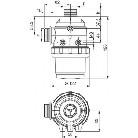 Įsiurbimo filtras 314 G 1 ¼ ″